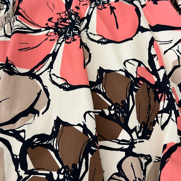 Nine West Vintage Fall Tropical Floral Dress | 10 - Picture 11 of 12